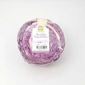 건강채소 국내산 간편손질야채 적채 1/2통