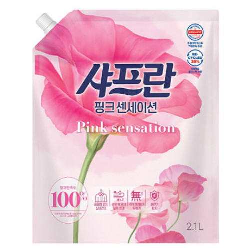LG생활건강 샤프란 핑크 센세이션 리필 2.1L (3개)