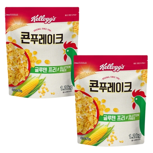 켈로그 콘푸레이크 1.2kg (2개)_이미지