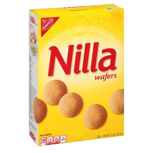 나비스코 나비스코 닐라 웨이퍼 쿠키 311g 3팩 바닐라 Nilla Wafers Vanilla Wafer Cookies  11 oz