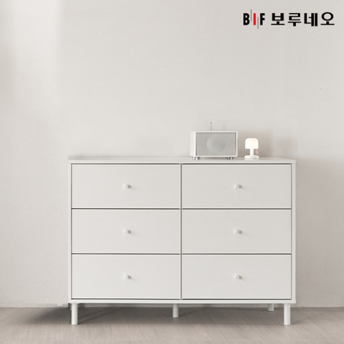 보루네오하우스 앳홈 뉴이츠 3단 와이드 서랍장 1200_이미지