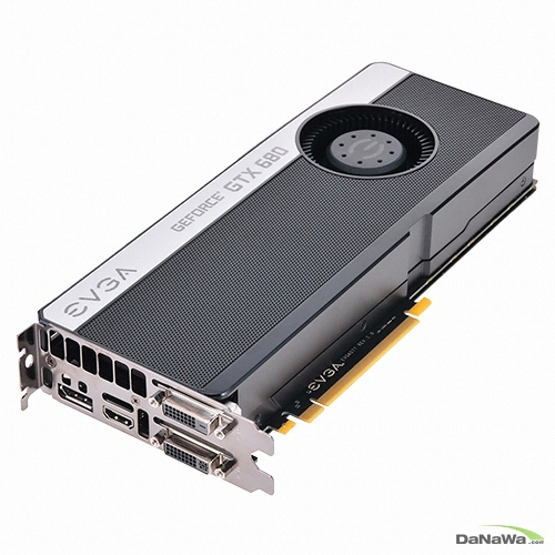 EVGA 지포스 GTX680 SC SIGNATURE D5 2GB 백플레이트