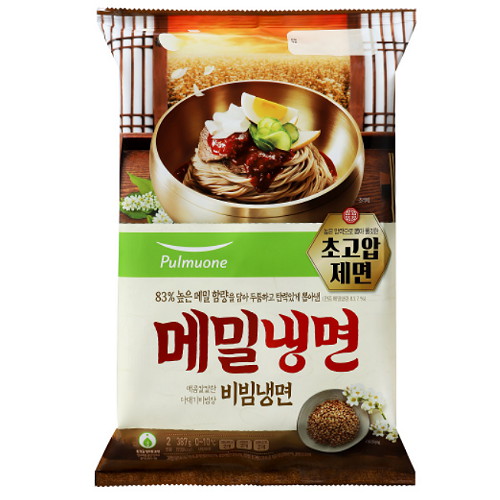 풀무원 메밀 비빔냉면 2인분 387g (1개)