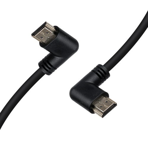 IF929 HDMI v2.1 양쪽 좌향꺾임 케이블