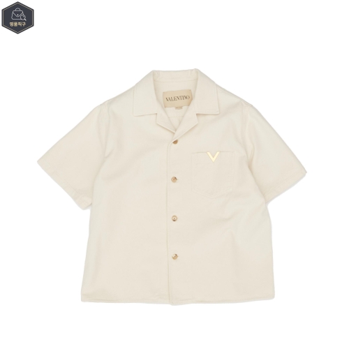 발렌티노 B0741893347 와이셔츠 MCORTE 데님 VGOLD GENIO 불 REVERSE 8V3DBA10B9W/A03_이미지