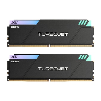 AGI DDR5-6000 CL30 TURBOJET UD858 RGB 블랙 패키지 서린