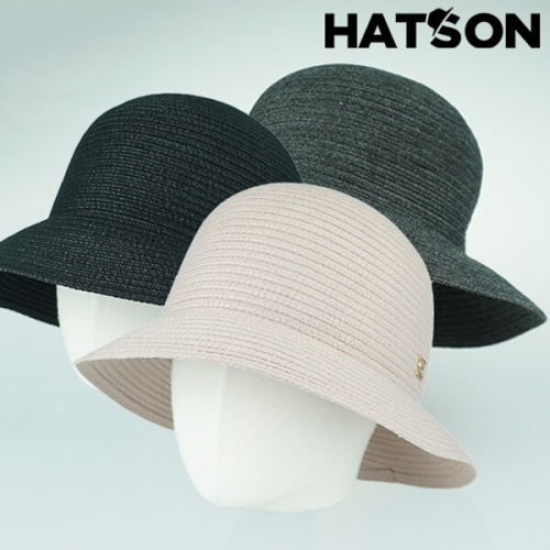 햇츠온 J5SB320 브랜드 여성 벙거지 모자 블랙 베이지 패션 무지 버킷햇 챙 모자