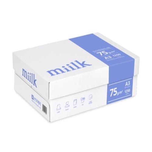 한국제지 밀크 복사용지 A3 75g (500매)