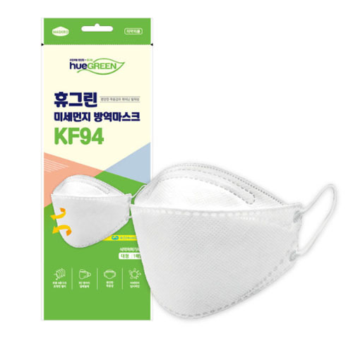마스크로 휴그린 미세먼지 방역마스크 KF94 대형 (1매)_이미지