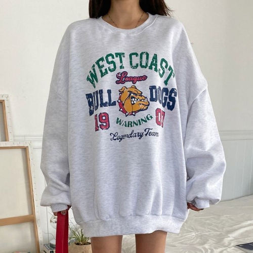 아이우먼 불독기모박스긴팔맨투맨 BUT635M512 빅사이즈