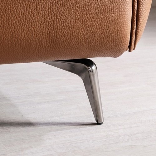 자코모 뉴 글랑슈 기능성 비텔로 슈렁큰 천연통가죽 소파 4인용 (스툴별도)_이미지