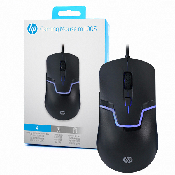 HP M100S Gaming Mouse (블랙)_이미지