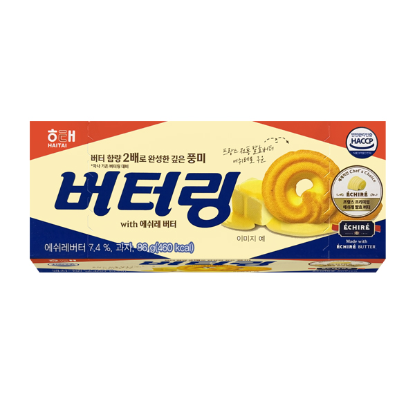 해태제과 버터링 에쉬레 버터 86g (6개)_이미지