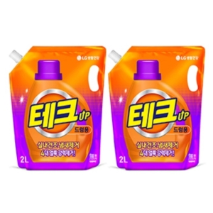 LG생활건강 테크 실내건조 드럼용 리필 2L (2개)