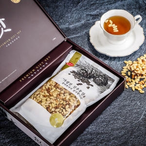 친환경팔도 가평잣진우농산 황잣 선물세트 500g (1개)_이미지