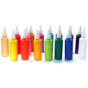 열린화방 한국모루 우드락물감 100ml 16색세트 /우드락/POP/광고/디자인/폼보드/폼아트/손글씨