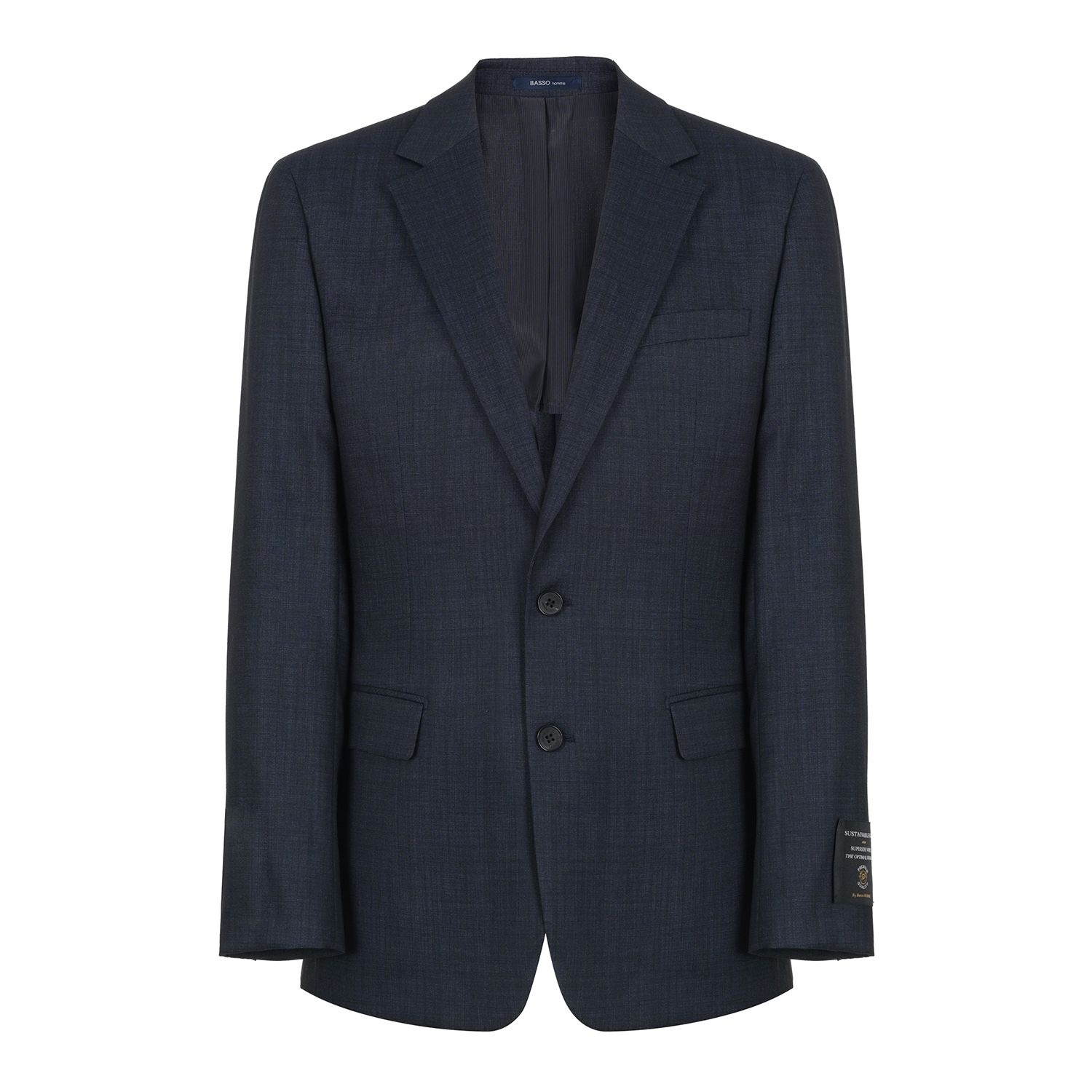 BASSO HOMME 인디고 크리스피노 쟈스페 슬림핏 자켓WSY2JT50A