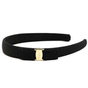 살바토레페라가모 페라가모 여성 바라 리본 헤어밴드 머리띠 블랙 340086 430314