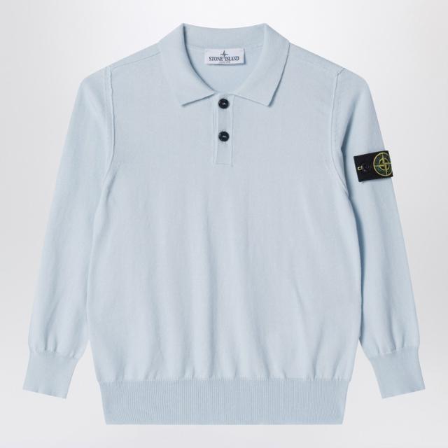 ������Ϸ��� Light blue cotton knit polo 165100008-CS00B2/XM STONE-V0041 621-14 L..