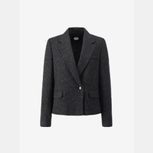 듀엘 AVE 알파카 블렌드 턴업 프린트 자켓 D261MSF202_이미지