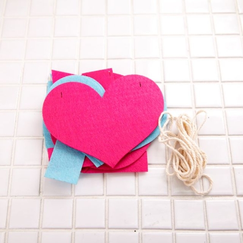 아이러브유 가랜드 파티 파티용품 생일파티 가랜드 파