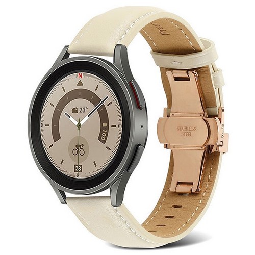 하푼 갤럭시워치7 디버클 소가죽 스트랩