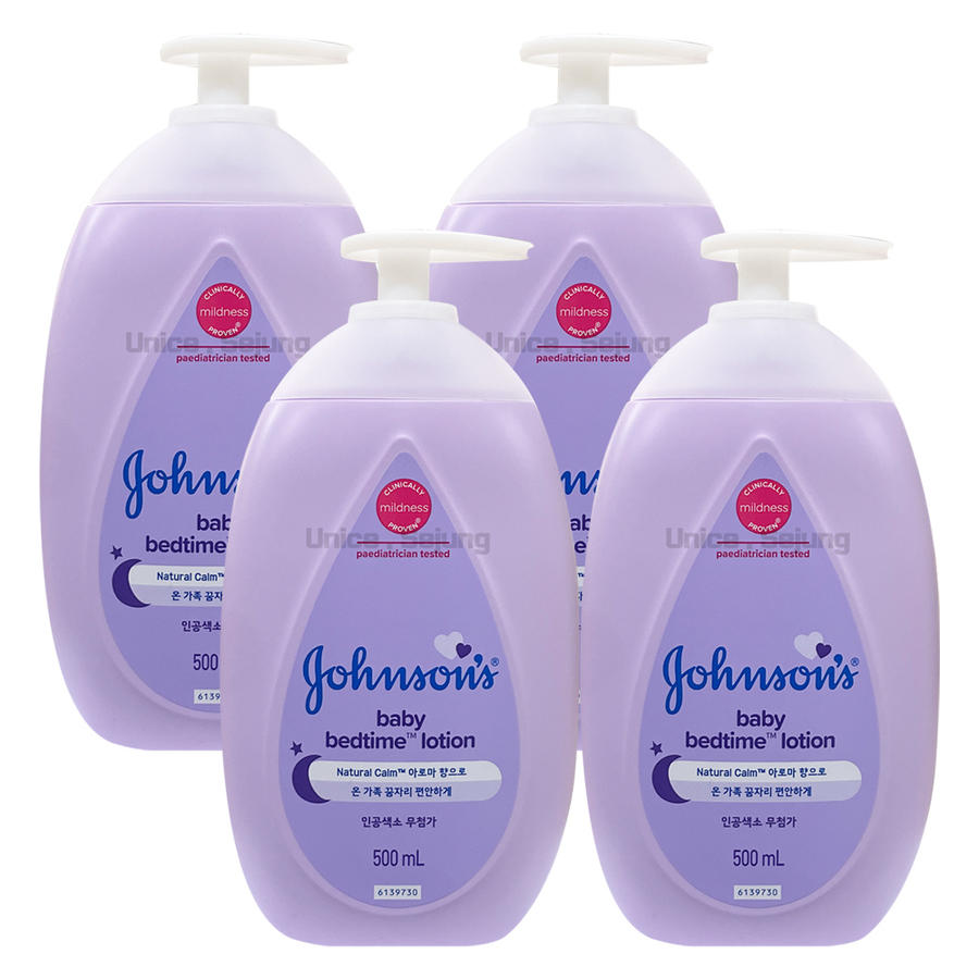 존슨즈베이비 베드타임 로션 펌프형 500ml (4개)_이미지