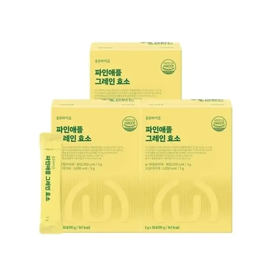 온유바이오 파인애플 그레인 효소 30포 (3개)_이미지
