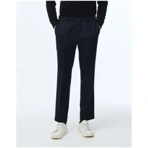 뉴욕 맨 리뷰이벤트 뉴욕 네이비 단색 울캐시미어혼방 밴딩 팬츠 WYPA3D003N3 399