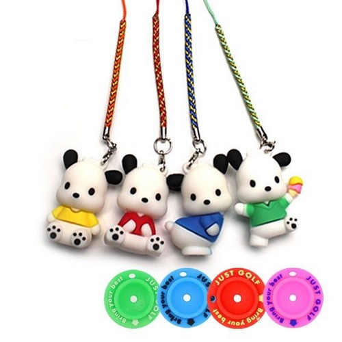 파비온 귀요미 댕댕이 골프 티걸이 (4개)_이미지