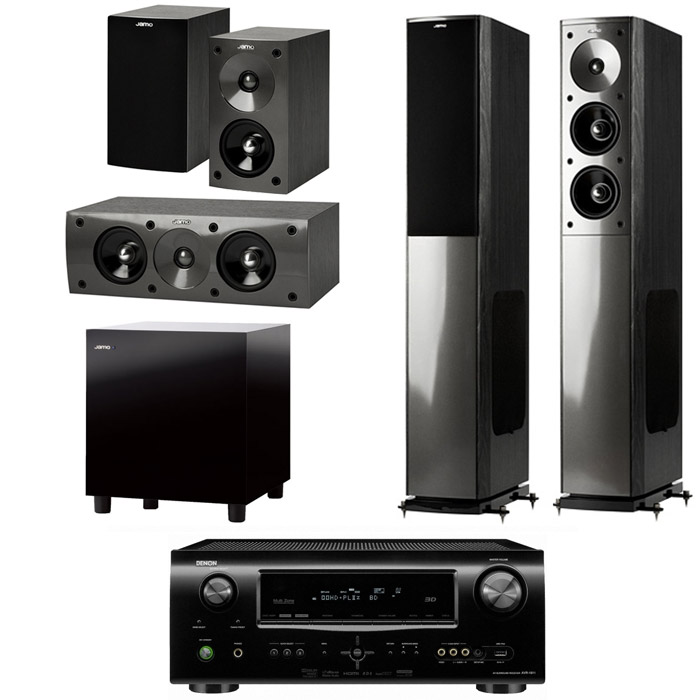 야모 S606 5.1채널 + 데논 AV리시버 (AVR-1911, SUB-210)_이미지