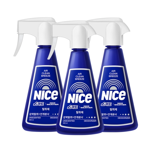 스카트 나이스웨더 탈취제 무향 380ml (3개)_이미지