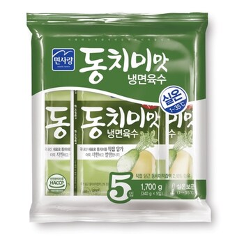 면사랑 동치미맛 <b>냉면</b><b>육수</b> 340g