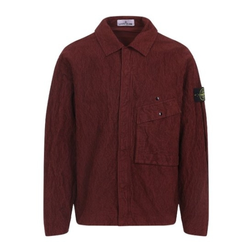 스톤아일랜드 코듀로이 패브릭 롱 슬리브 셔츠 K2S151200020S02