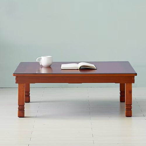 노송가구 백일홍 명품 천연무늬목 교자상 (80x60cm)_이미지