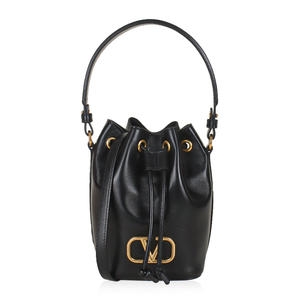 발렌티노 여성 V로고 버킷백 블랙 7W2P0Z44 VNL 0NO