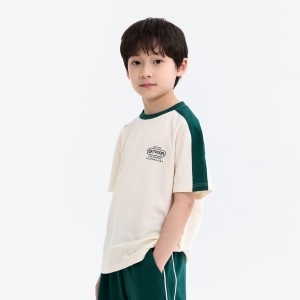 아웃도어프로덕츠 키즈컬러블록 반팔티 브라운 OD252ISS0