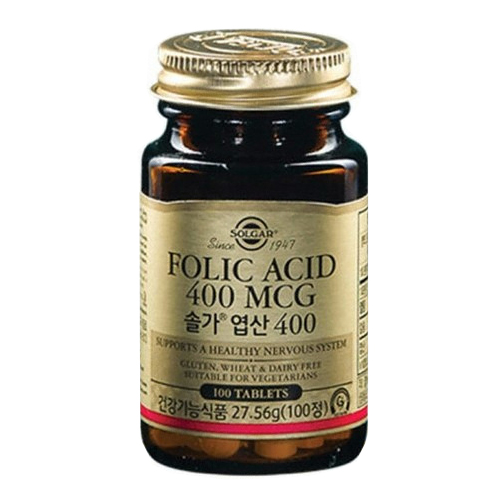 솔가 엽산 400mcg 100캡슐 (1개)_이미지