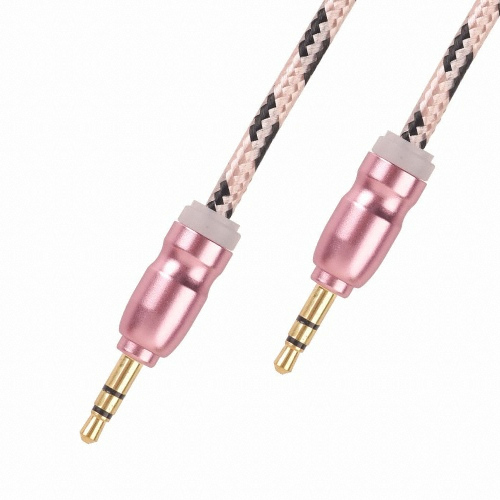 라이트컴 COMS 3.5mm AUX 3극 패브릭 케이블 (1m)_이미지