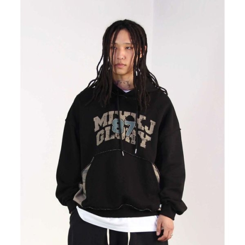 믹쓰제이 MIXXJ 카모 후디 블랙 1944093