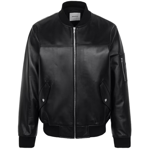 빈폴 가죽 MA-1 아우터 BC313ZC015_이미지