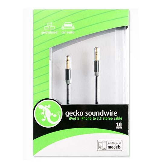 Gecko 아이폰 아이팟 3.5mm AUX 케이블 Stereo Cable