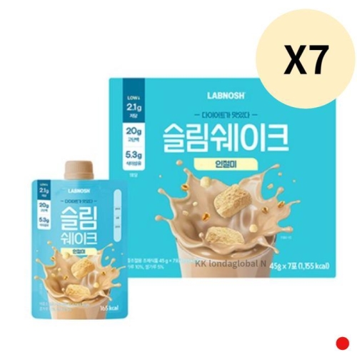 랩노쉬 슬림쉐이크 인절미 45g (49개)