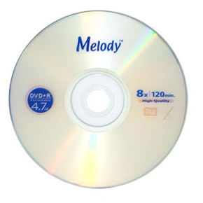 멜로디 DVD+R 4.7GB 8x 슬림 10장