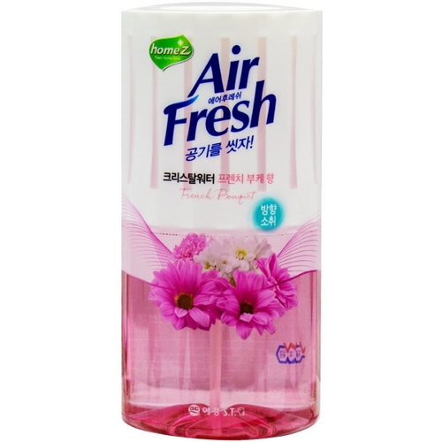 홈즈 에어후레쉬 크리스탈워터 프렌치 부케향 400ml (4개)_이미지