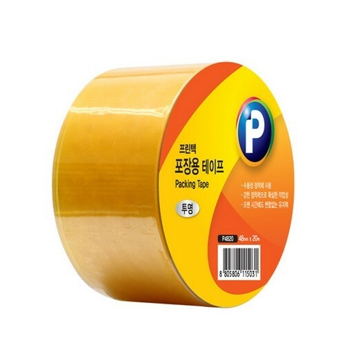 오피스넥스 프린텍 P4820 포장용테이프투명 OPP 48 x 20_이미지
