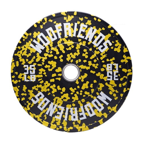 와드프렌즈 플렉 올림픽 범퍼 플레이트 (35LB, 2개)_이미지