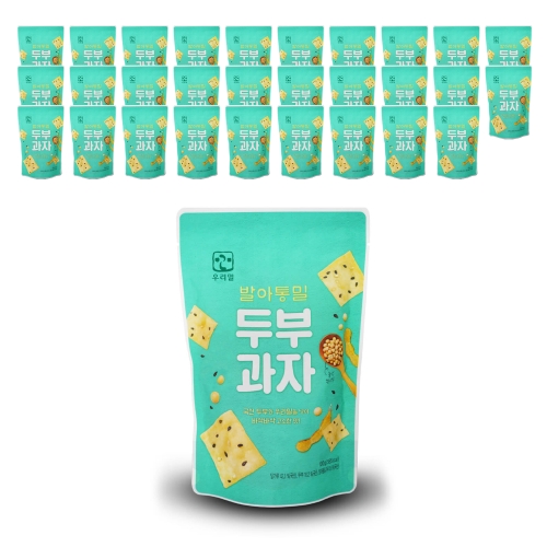 우리밀 발아통밀 두부과자 100g×30개