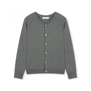 �����ؽ������۴� �񽽷ο� BESLOW CREW NECK RELAXED SHORT CARDIGAN CHARCOAL CRNERESHCACH 132387