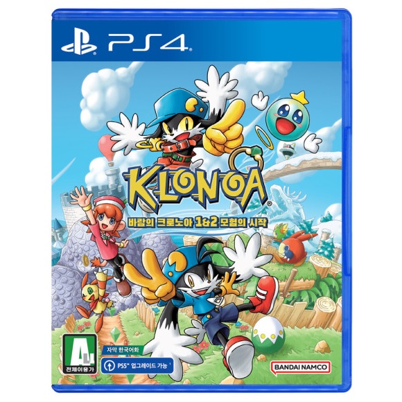 바람의 크로노아 1&2 모험의 시작 한글판 PS4, 패키지디스크_이미지